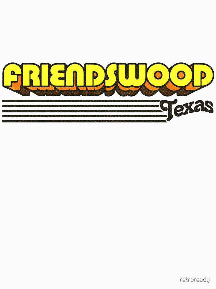 Friendswood, Texas | Retro Stripes by retroready