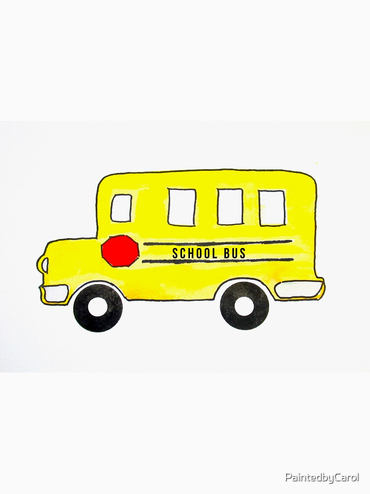 School Bus by PaintedbyCarol