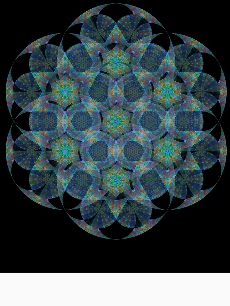 A Mandala-inspired image of bright colors and patterns by ThomMorris