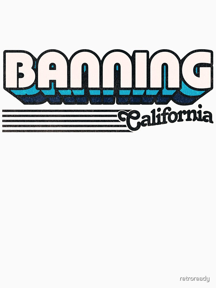 Banning, California | Retro Stripes by retroready