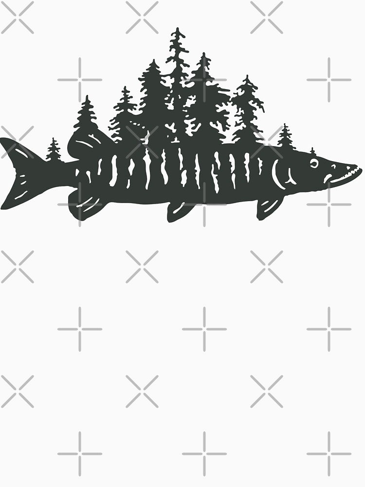 Musky fishing forest treeline muskellunge hunter by Jon S