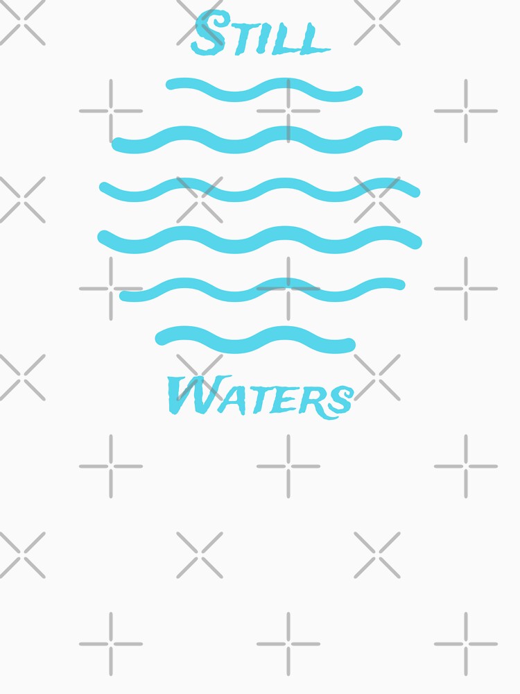 Still Waters Peace Yoga Circle Waves by B-Smith-Apparel