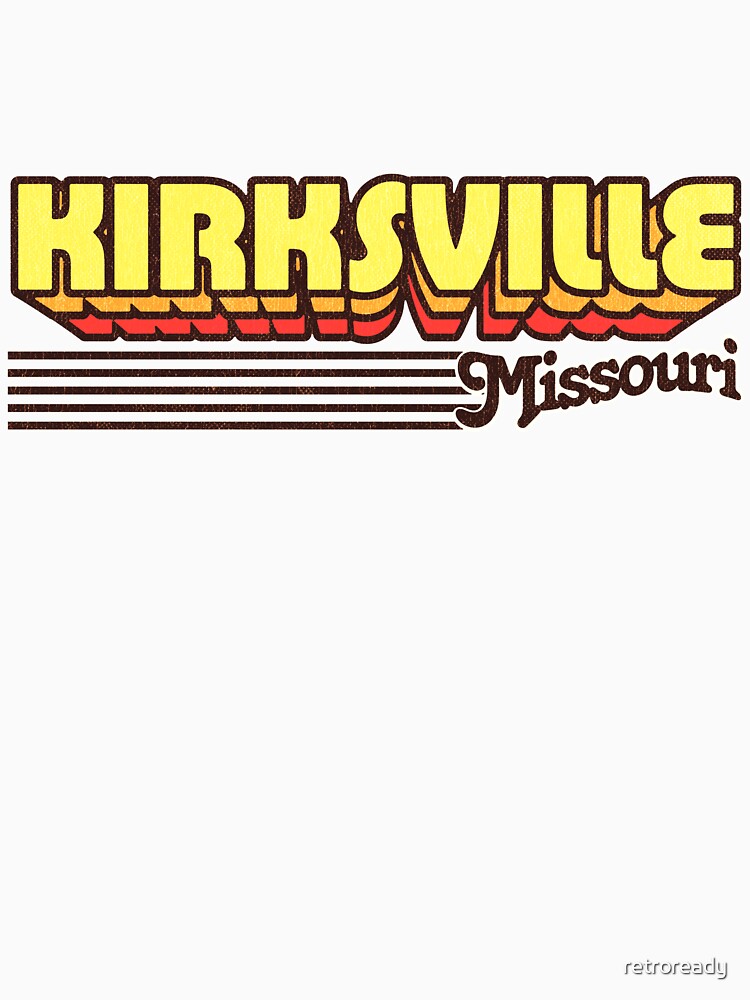 Kirksville, Missouri | Retro Stripes by retroready