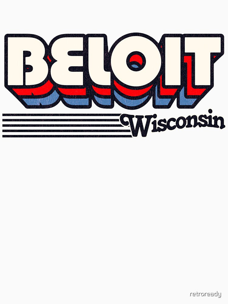 Beloit, Wisconsin | Retro Stripes by retroready
