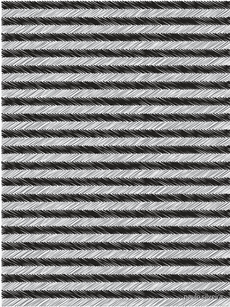 Black and White pencil hand drawing Pattern for gome decoration by paulo silveira