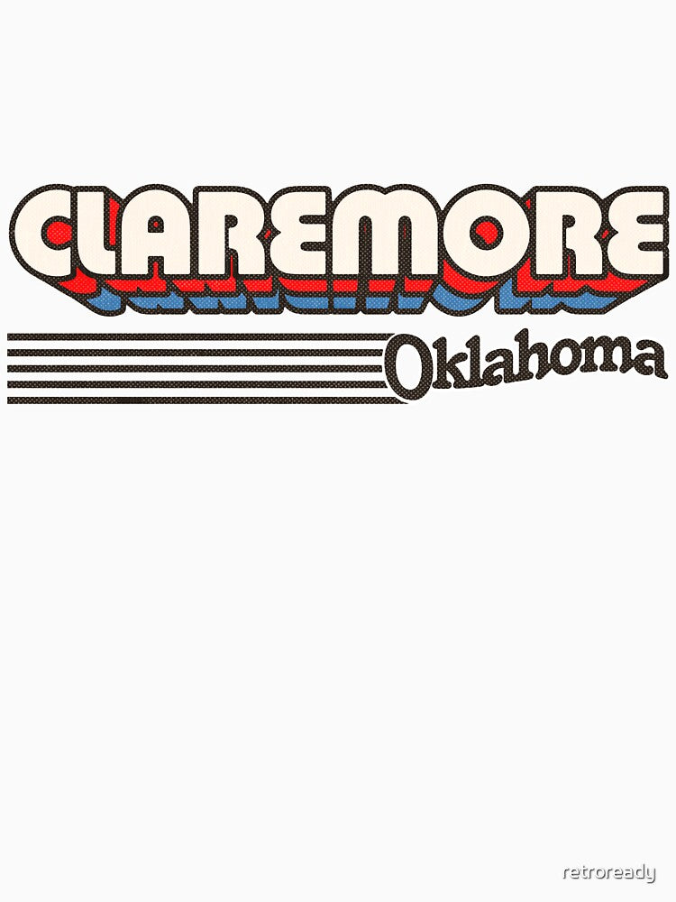 Claremore, Oklahoma | Retro Stripes by retroready