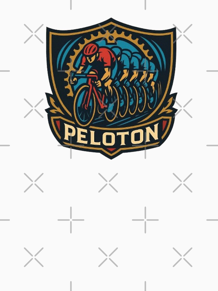 PELOTON - Cycling Cyclist Bicycle – Road Bike Riding, Mountain Biking, Bike Racing, Endurance Cycling Adventure by Typologystudios