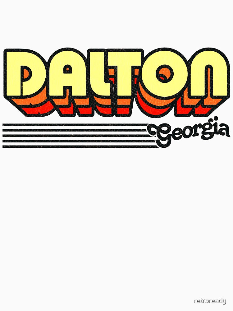 Dalton, Georgia | Retro Stripes by retroready