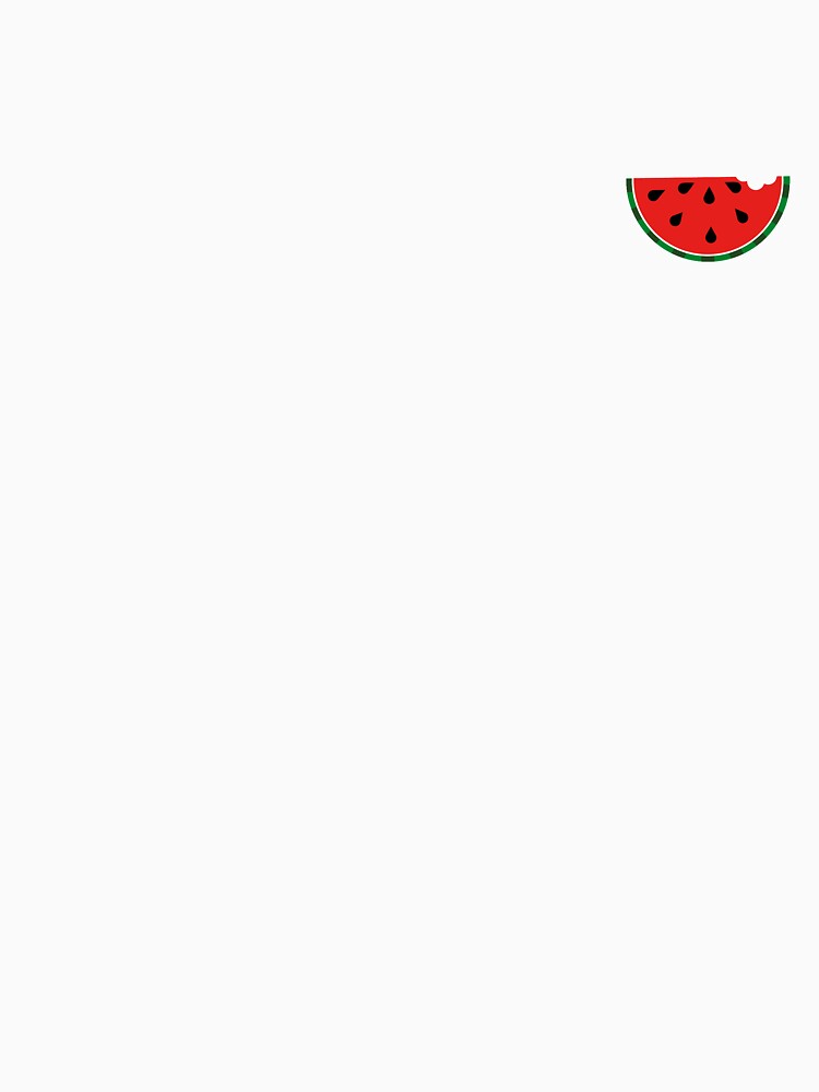 Watermelon Pocket Patch T-Shirt for Men and Women by AllStarMerch