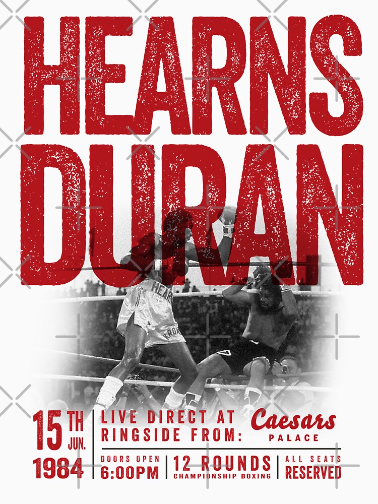 Hearns vs Duran Boxing Shirt by TeeMonsters