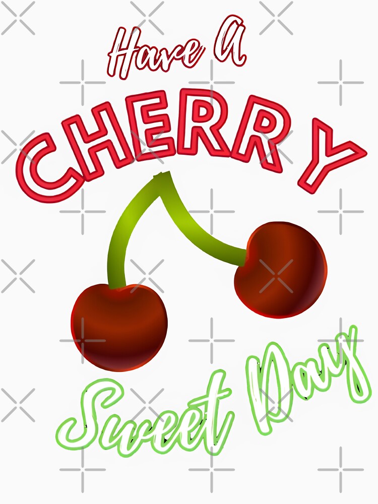 Positive Vibes Cherry | Retro Typography Art by HopeAndHustle
