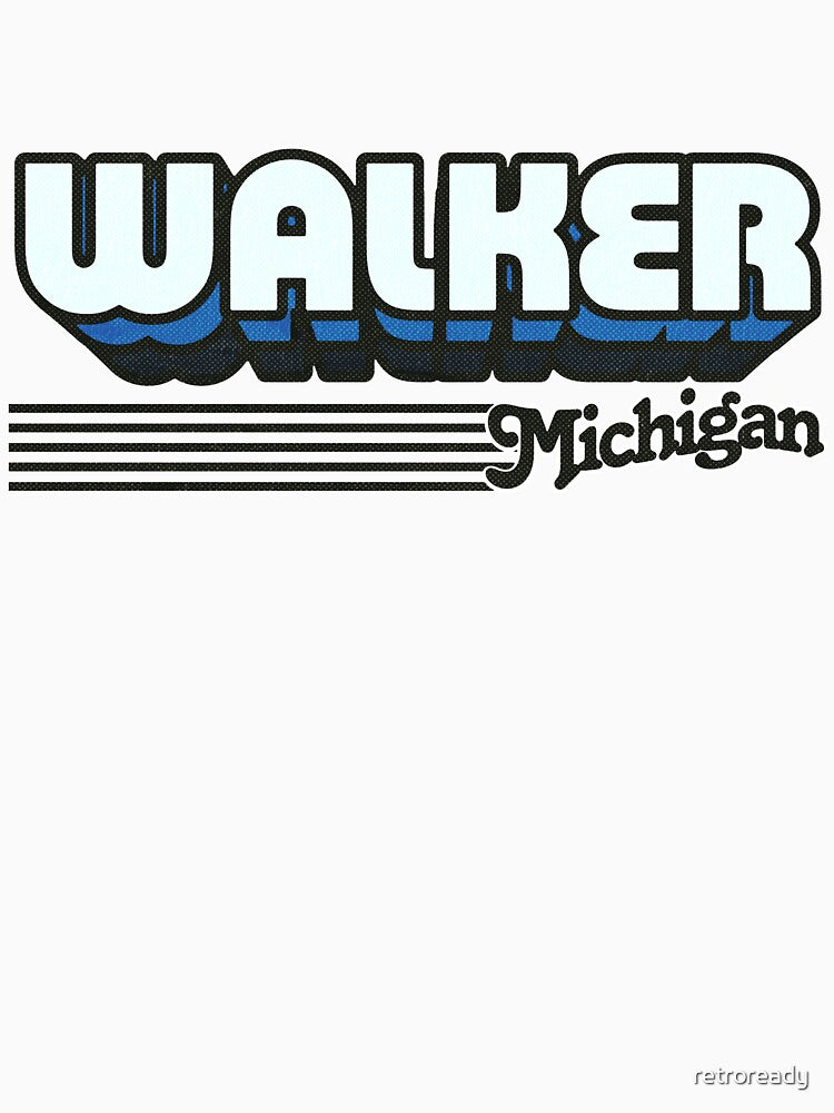 Walker, Michigan | Retro Stripes by retroready