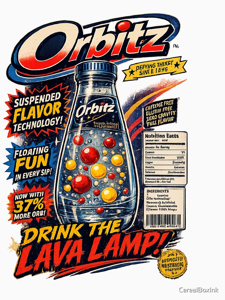 Orbitz - The Non-Newtonian Nebula by CerealBoxInk