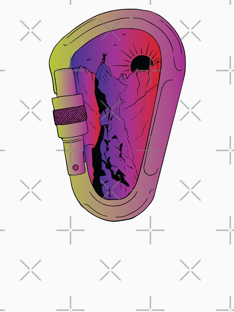 sunset red purple sky Carabiner by XXgooddeedXX