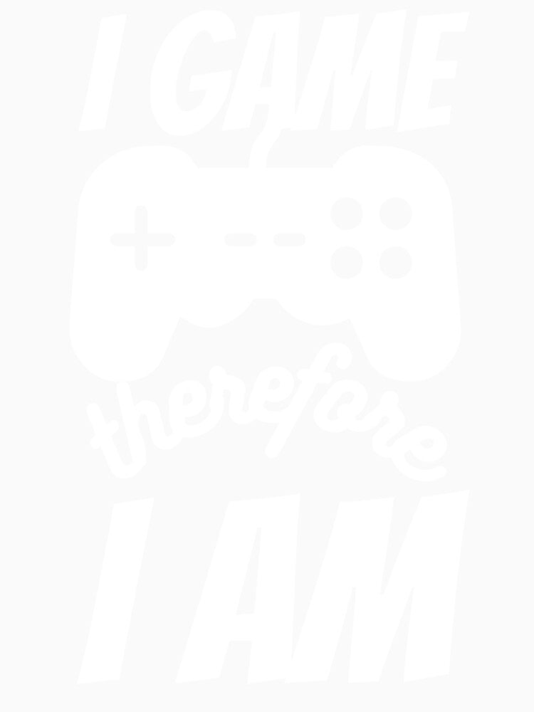 I Game Therefore I Am White Console Design by SweetAndSpice