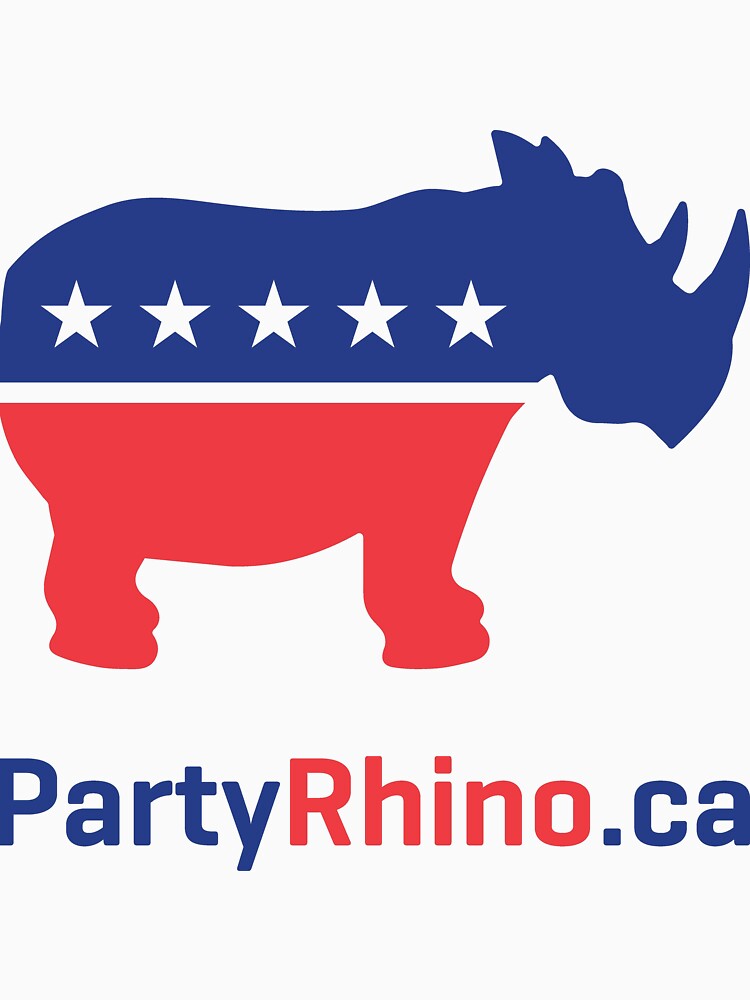 Rhino Party Logo 2019 by Parti Rhinocéros du Canada