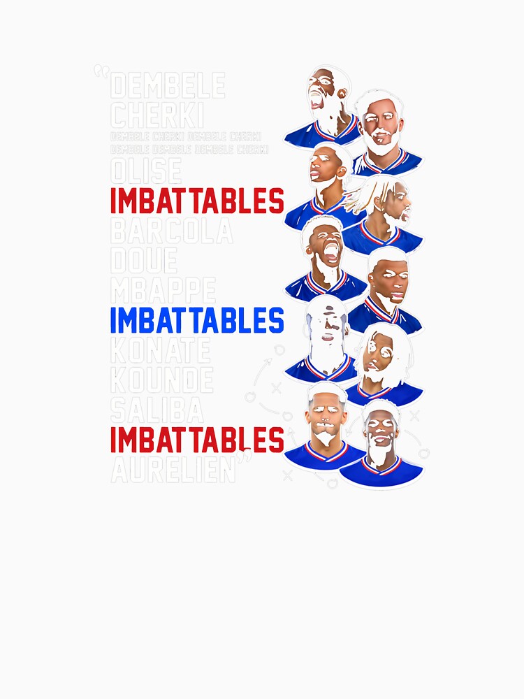 Imbattables - France World Cup 2026 Song T-Shirt_89799294 by KTY-NUSS