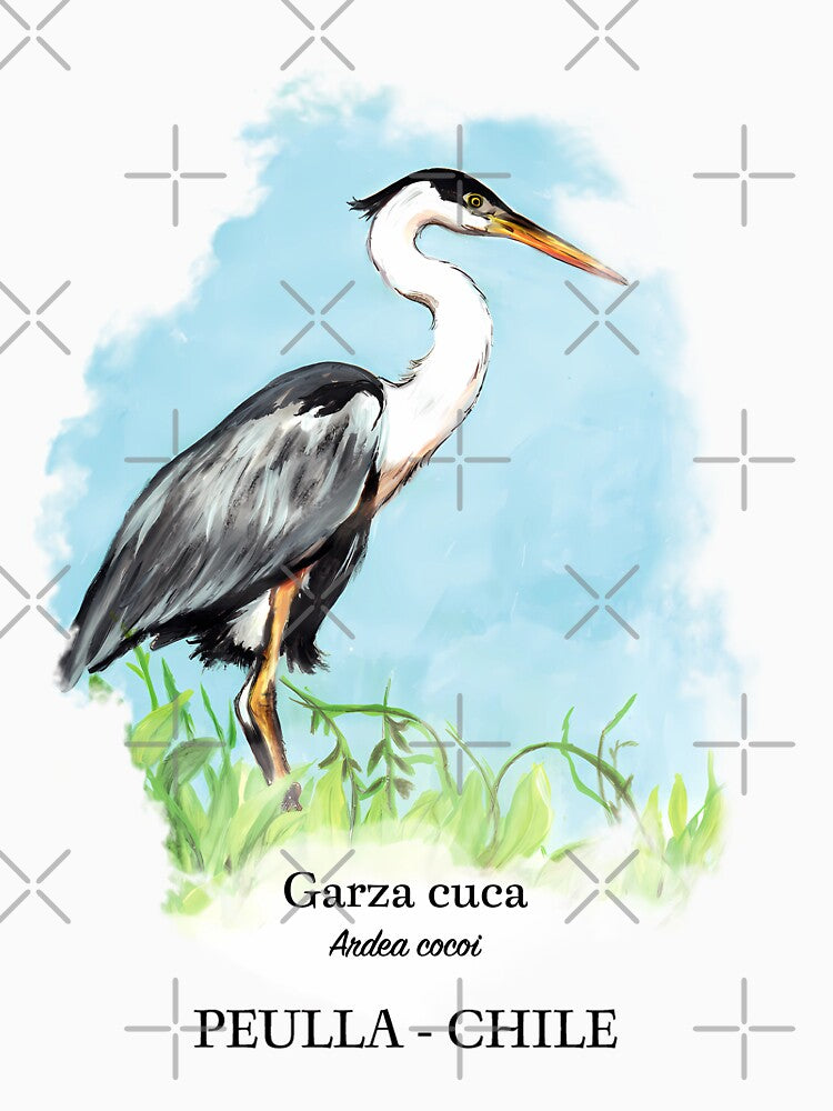 Cuca Heron - Chile by MangaCortaTees