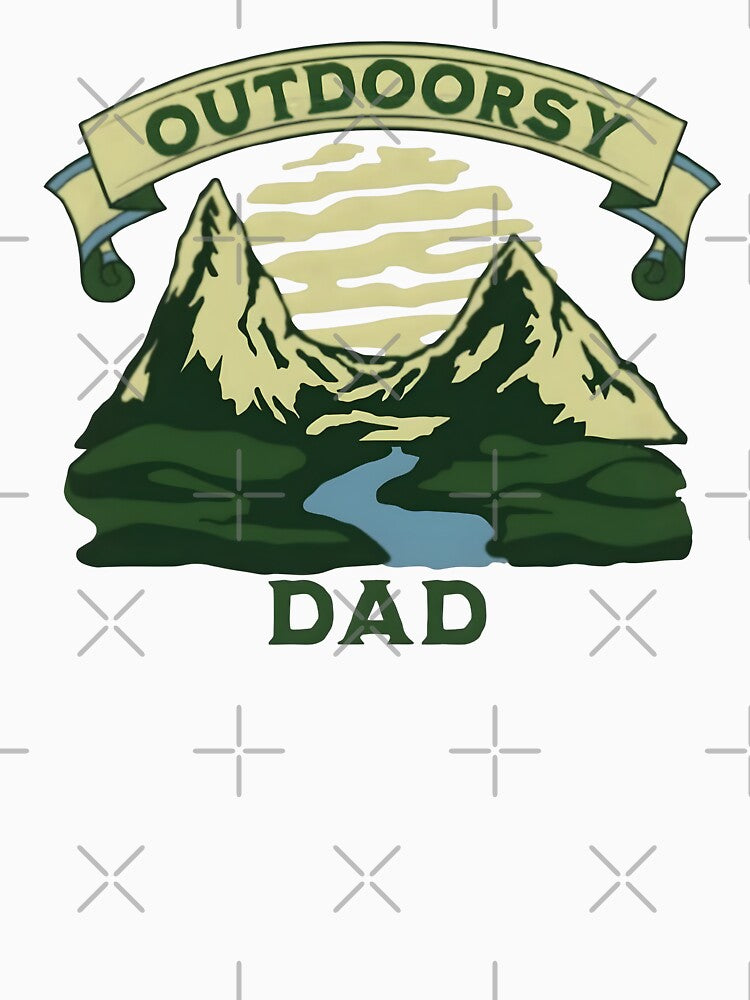 Outdoodsy dad, funny and cool nature lover by Merchattack