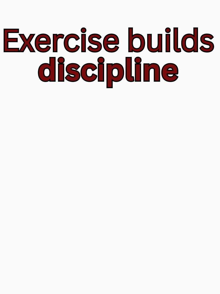 Exercise build discipline-gym quote by HustlersShop77