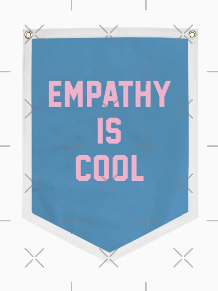 Empathy is Cool Vintage Style Pennant by Wick Designs