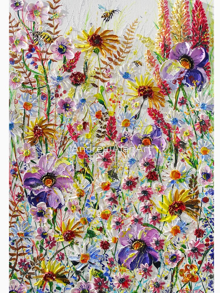 Bees and Botany wildflowers - 'Fantastic Flora' by AndrewAlanArt