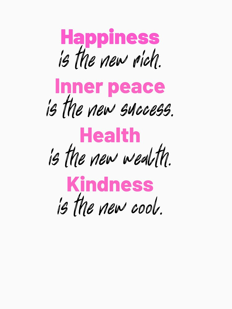 Happiness is the new rich by Junsu Lim