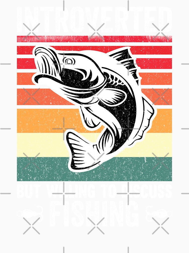Introverted But Willing To Discuss Fishing Love Fishing by AmethystMurad