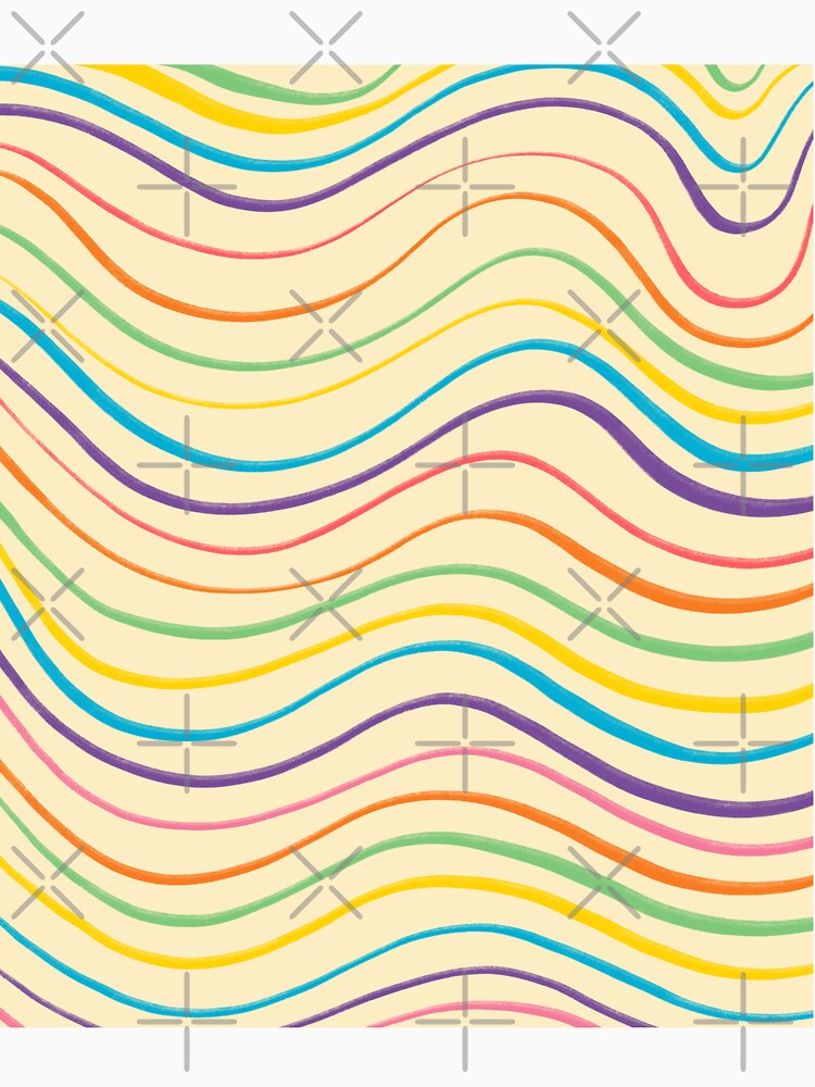 Retro Wave Lines Minimalist by MaiZephyr