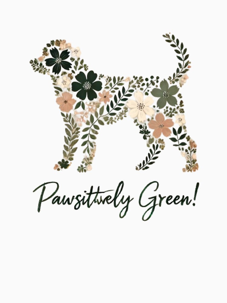 Floral Dog Design Promoting Eco-Friendly Living by yuxin2009