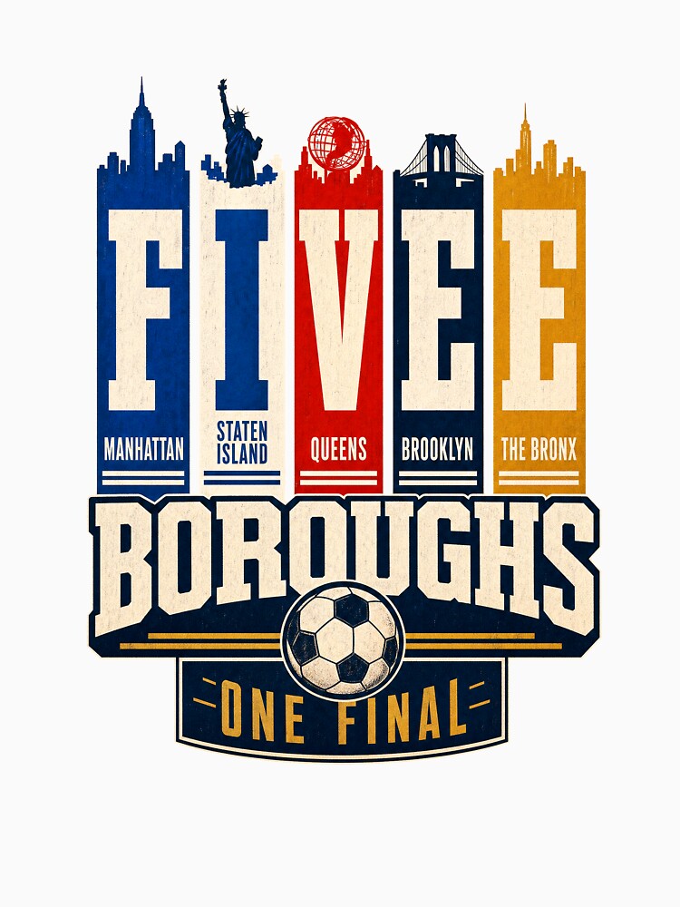 New York Soccer 2026 Final by pirminio Unisex , , , Long Sleeve Tee