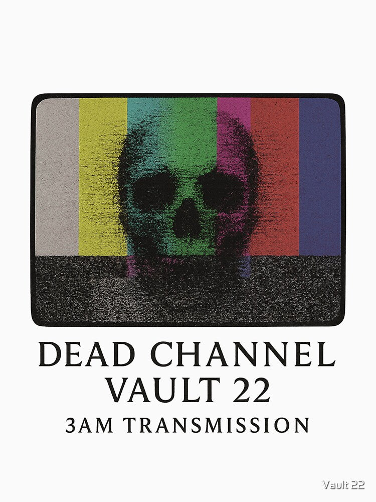Dead Channel 22 – Vault 22 Glitch Skull Design by Vault 22