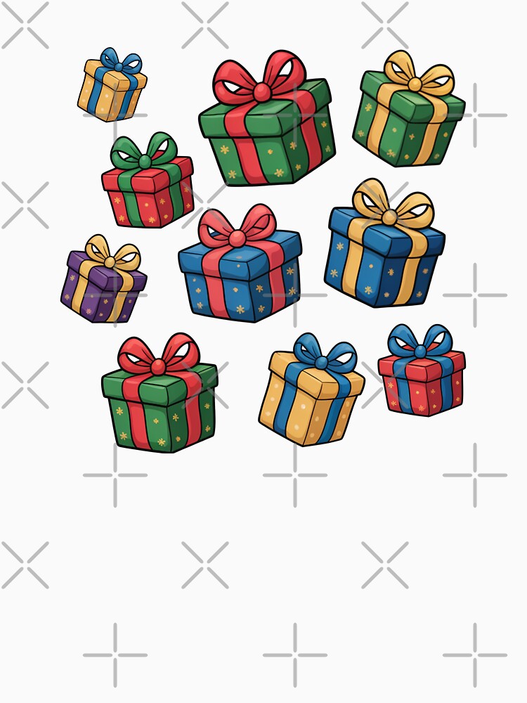 Colorful Christmas Presents Pattern by MonkiFlipp