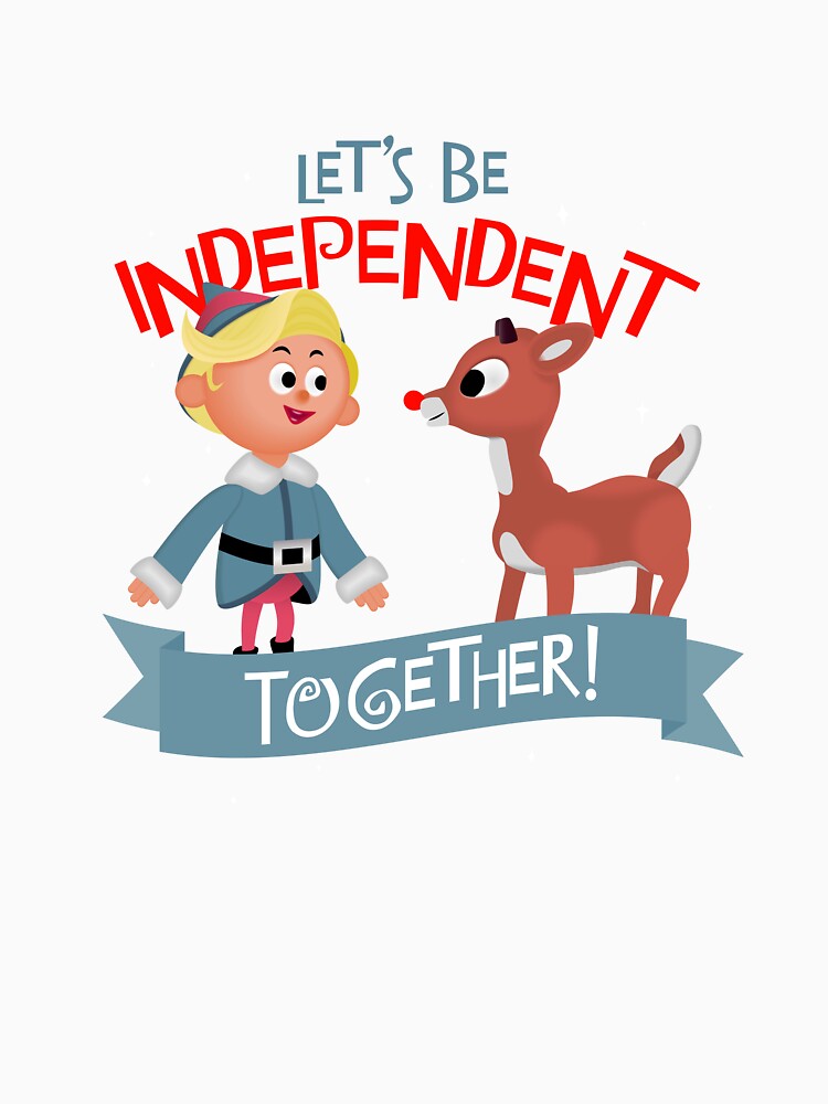 Independent Together - Hermey and Rudolph by ABSTRACT-IVISM