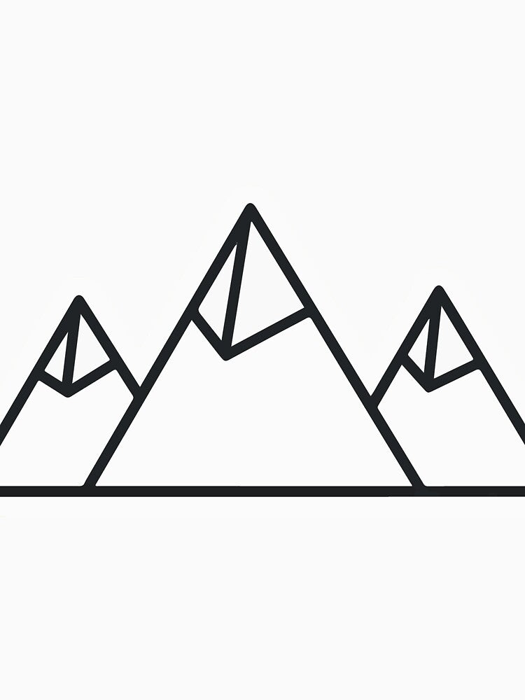 Minimalist Mountain Range by NiftyWrx