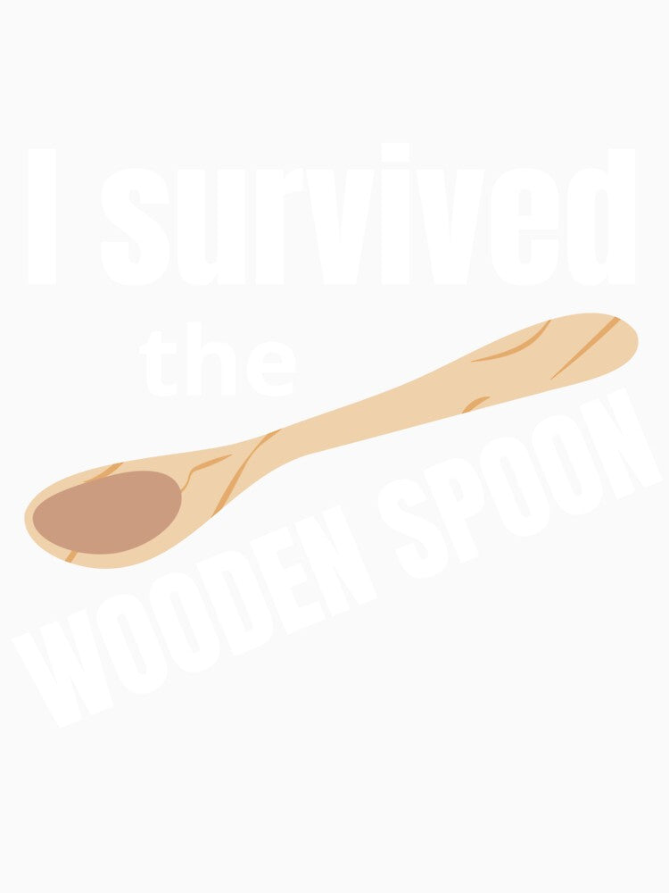 The Wooden Spoon Survivor – Funny Retro Kitchen Design by FeriVibe