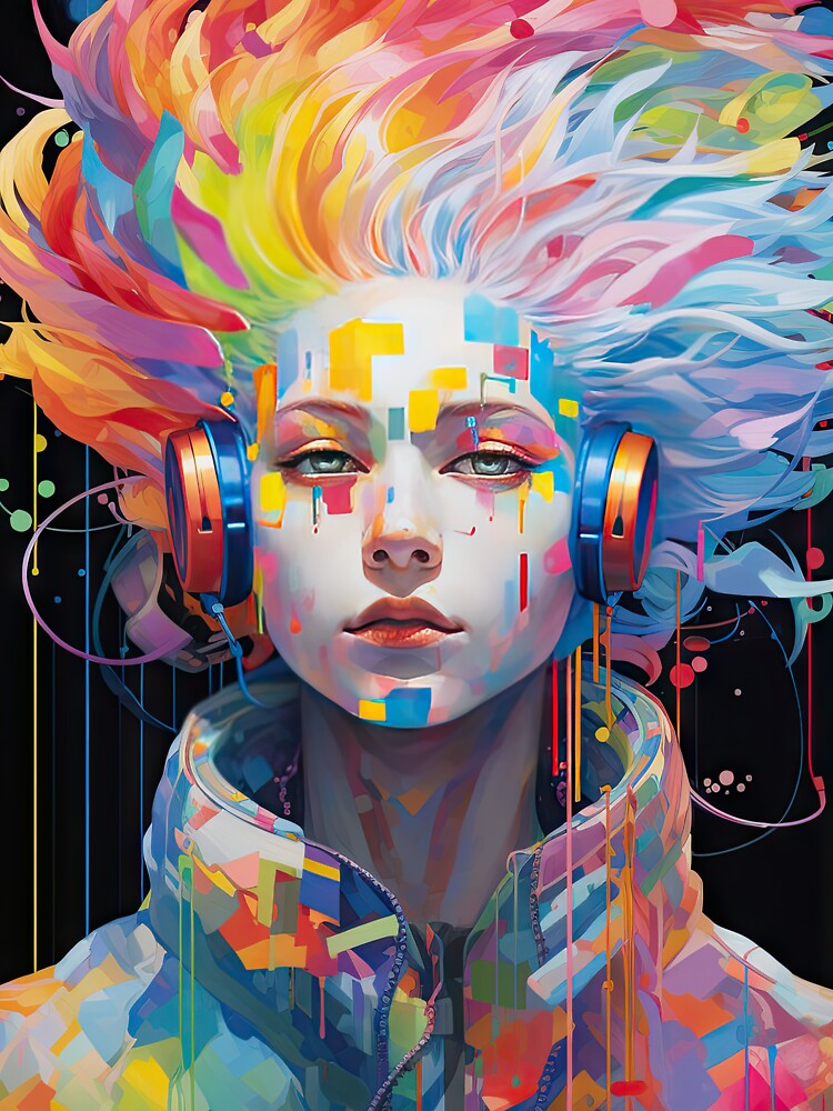 Cyberpunk Vaporwave Art | Anime Retro Aesthetic by AeonAcademy