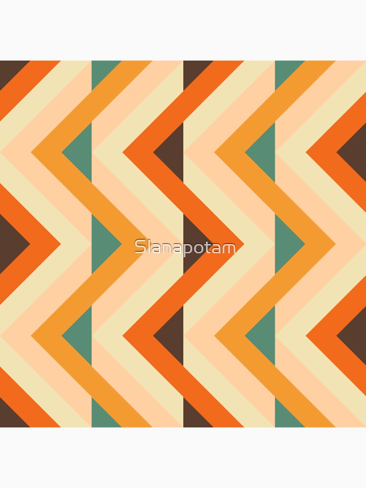 Retro 70s lines pattern 03 by Slanapotam