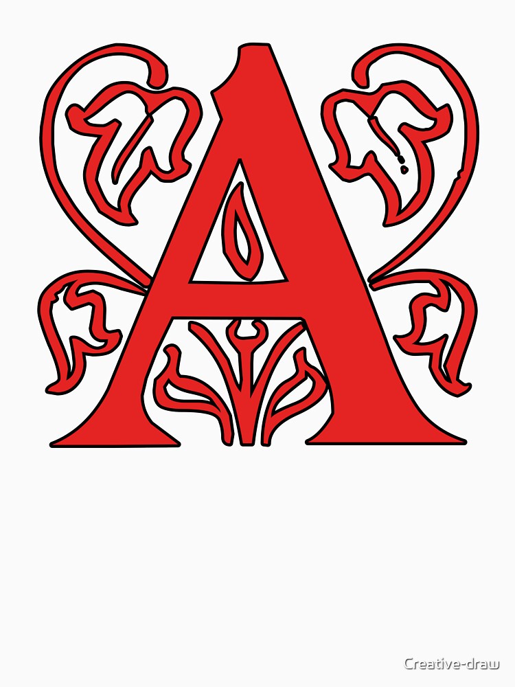 Initial monogram A by Creative-draw