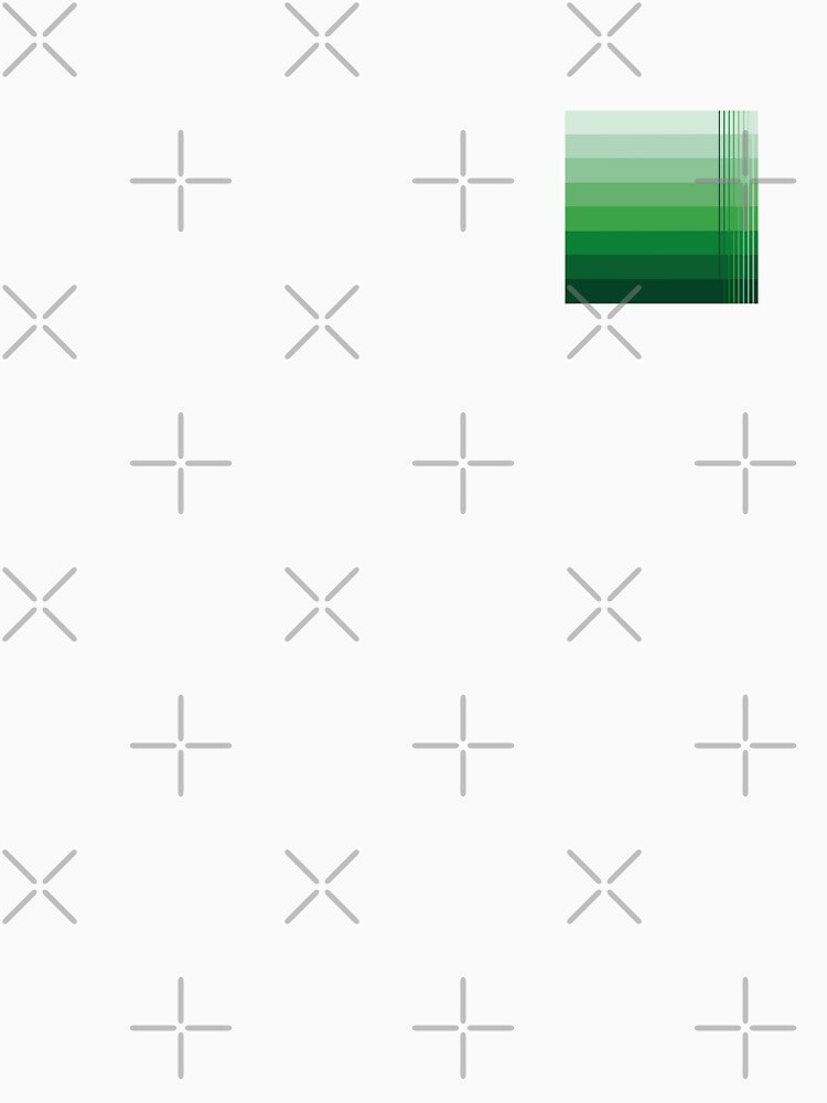 Simple design from shades from light to dark forest green by Cherevan