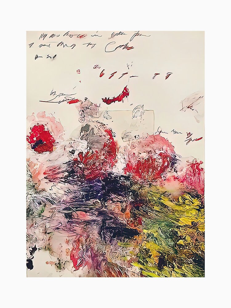 Cy Twombly Flower Rainbow by sanmarts