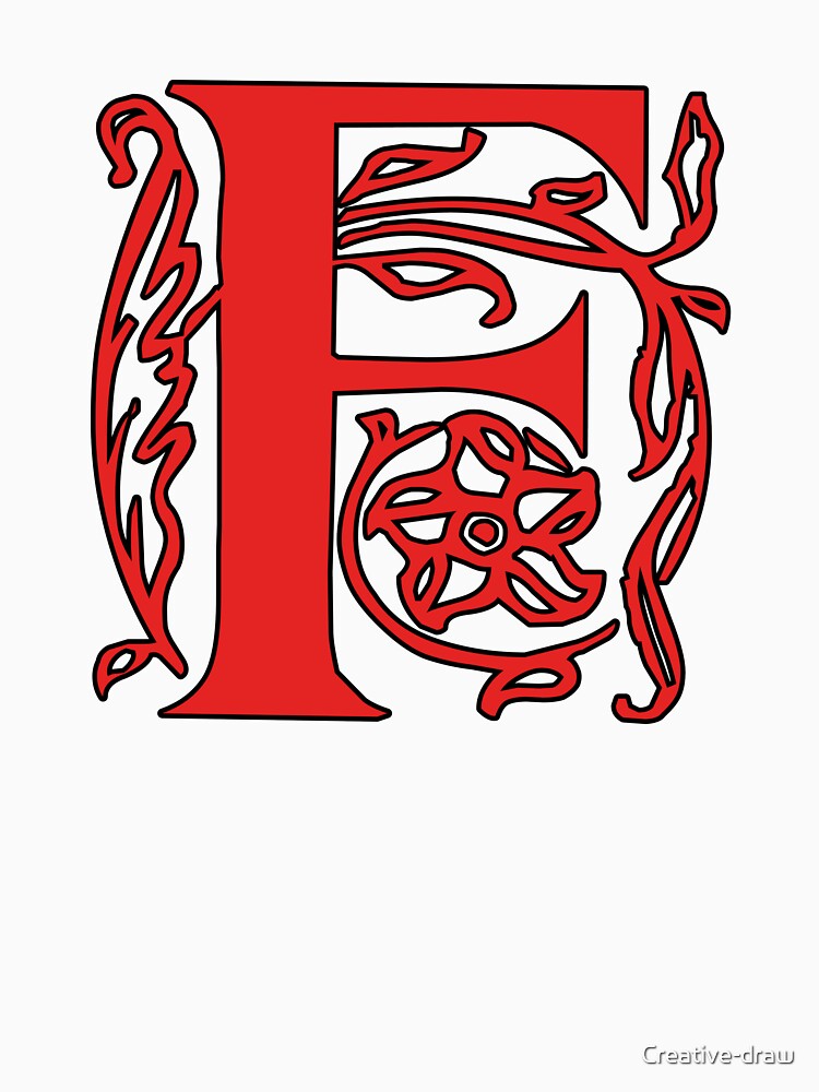 Initial monogram F by Creative-draw