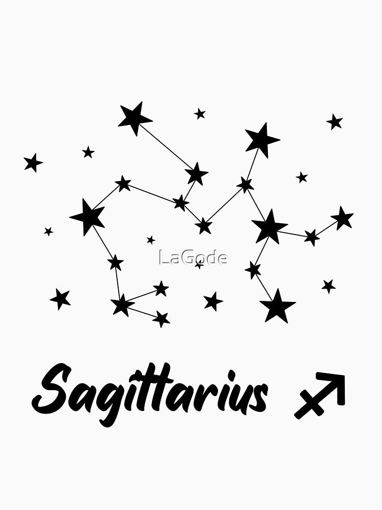 Sagittarius Zodiac Star Constellation by LaGode