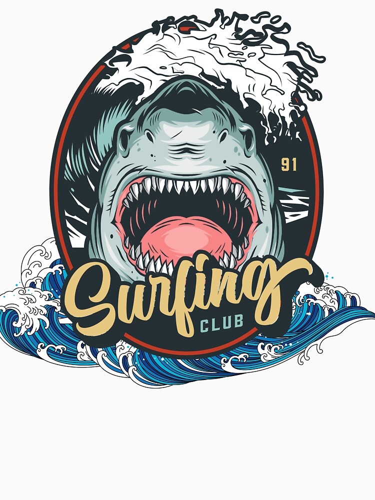 Surfing Shark Club by ArtOfStars
