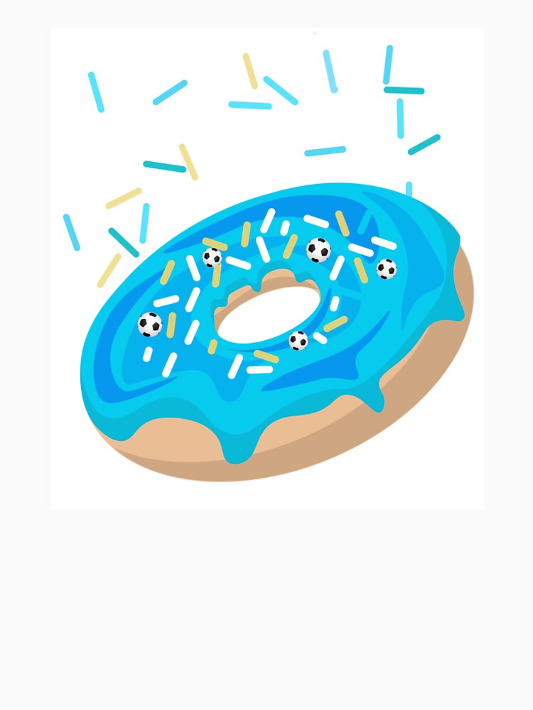 World Cup Football Season Donut |Argentina Fan Art by Rush2Buy Unisex , , , Long Sleeve Tee