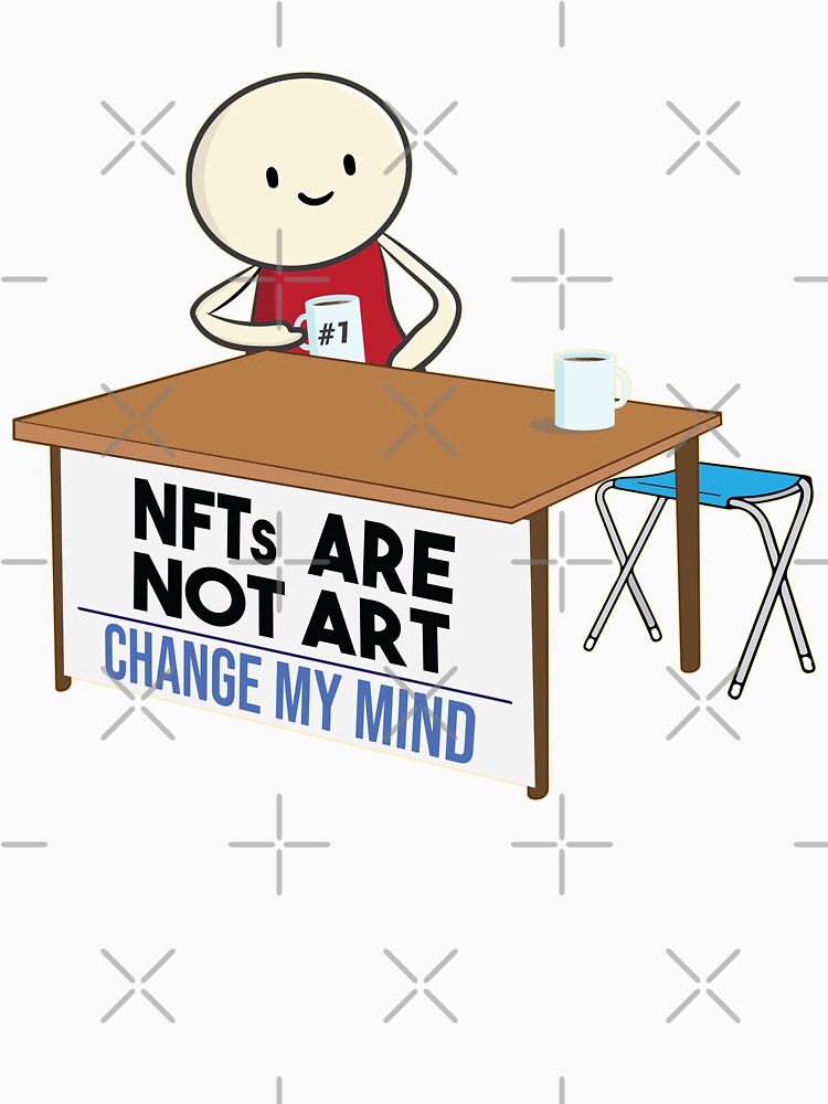 NFTs are not art. NFT is a scam and not art by alltheprints
