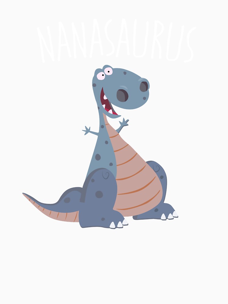 Nanasaurus dinosaur for strong women by ThreadlyAndCo Unisex , , , Long Sleeve Tee