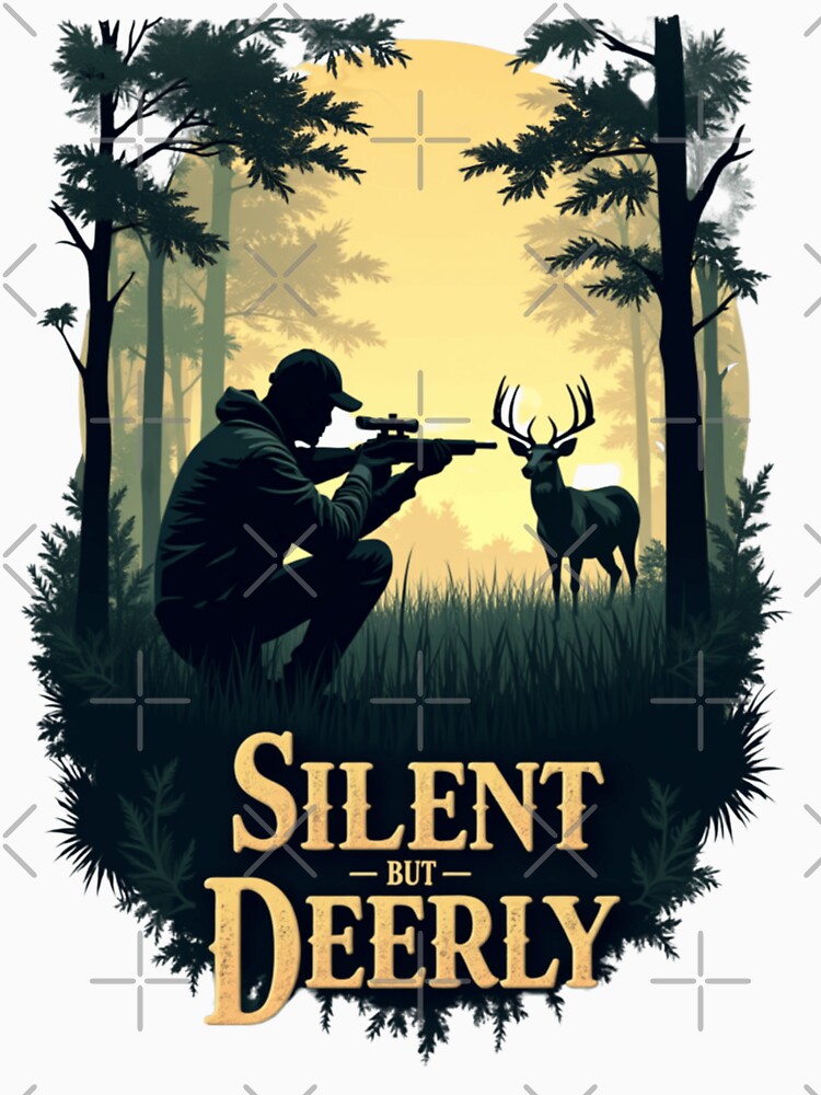 Silent But Deerly by PerkzPrints