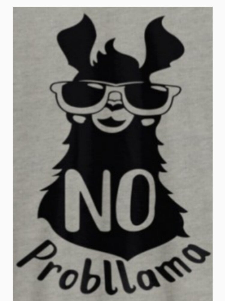 No Problamma Printed T-Shirt by storeInsight