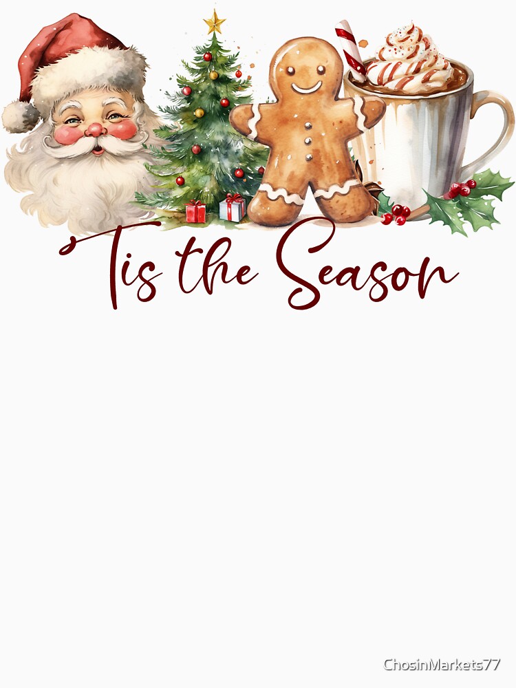 Tis the season Christmas Sweatshirt, holiday apparel, Christmas Sweatshirt, Funny Christmas Sweater, Cute Winter Sweatshirt, Merry Christmas by ChosinMarkets77